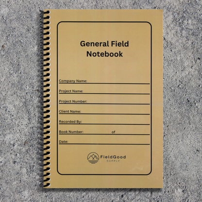 General Field Notebook - Coil Bound 5.5" x 8.5"